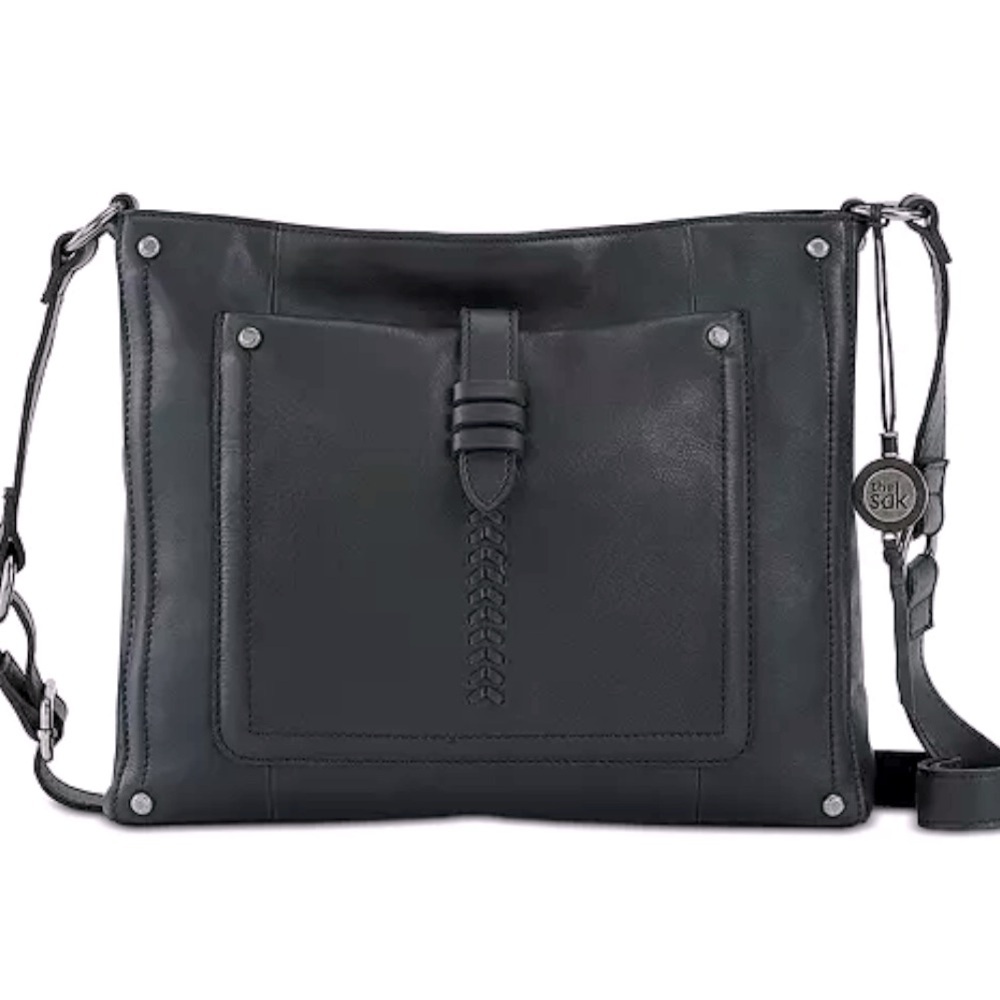 The Sak Heritage black leather crossbody bag
